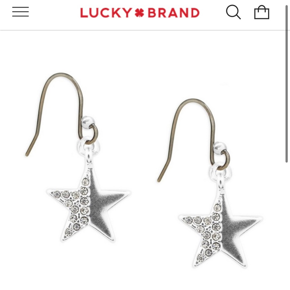 Lucky Brand Star Earrings! Brand new. Never worn.